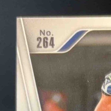 2024 Panini Prizm Zach Charbonnet Black and White Checker #264 Seattle Seahawks
