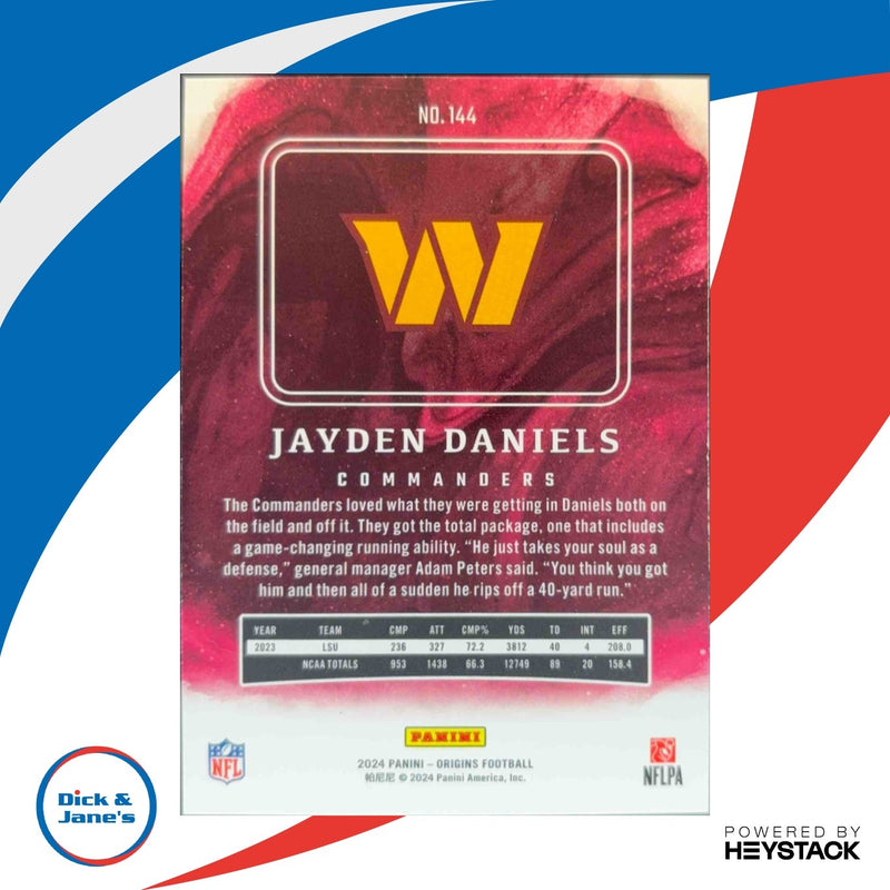 2024 Panini Origins Jayden Daniels Rookies