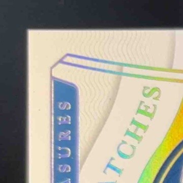2021 National Treasures Walter Jones Treasured Patches Holo Silver 22/25 Seattle