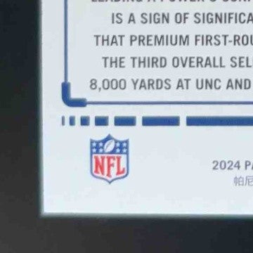 2024 Panini Photogenic Drake Maye #194 Rookie Portrait RC