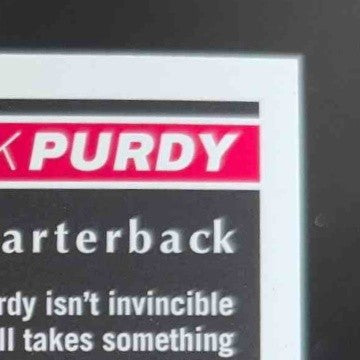 2024 Panini Zenith Brock Purdy Gold Red Zone 10/10 #87