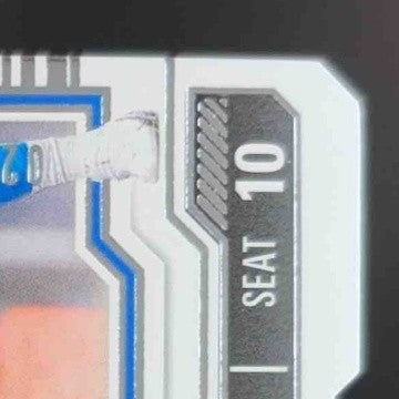 2023 Panini Contenders Justin Herbert Season Ticket Stub 1/10 #59 Chargers Rare!