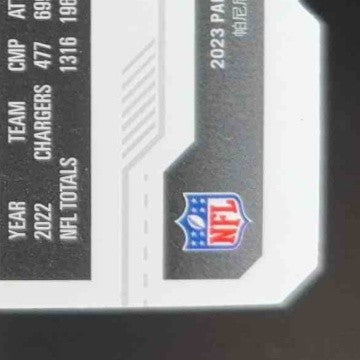 2023 Panini Contenders Justin Herbert Season Ticket Stub 1/10 #59 Chargers Rare!