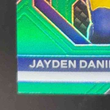 2024 Prizm Collegiate Draft Picks Jayden Daniels New Recruits Green Rookie Card