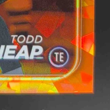 2024 Topps Chrome Sapphire Edition Todd Heap Orange 5/25 #6