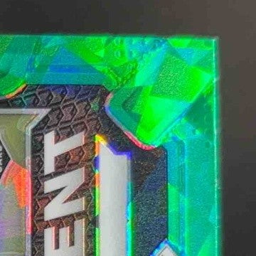 2024 Panini Prizm Bo Nix Emergent Green Ice #3 RC Denver Broncos