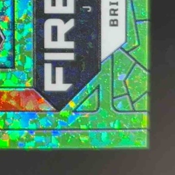 2024 Panini Obsidian Brian Thomas Jr. Fire and Ice Jade 6/6 Jaguars Rookie