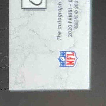 2020 Panini Chronicles Jeremy Shockey Signature Series Red /75 Auto NY Giants