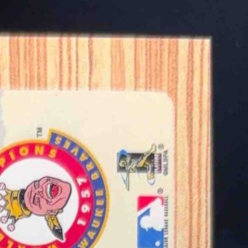 2003 Fleer Ultra Eddie Mathews When It Was a Game Used /300
