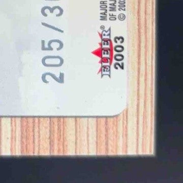 2003 Fleer Ultra Eddie Mathews When It Was a Game Used /300