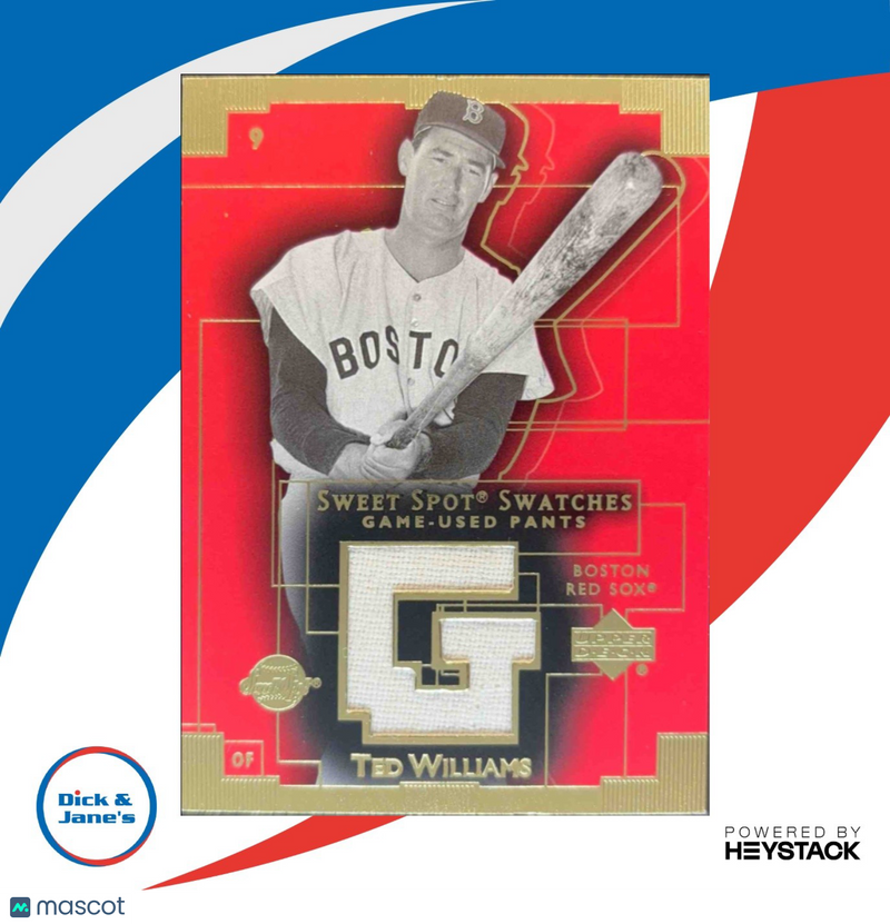 2003 Upper Deck Sweet Spot Ted Williams Swatches