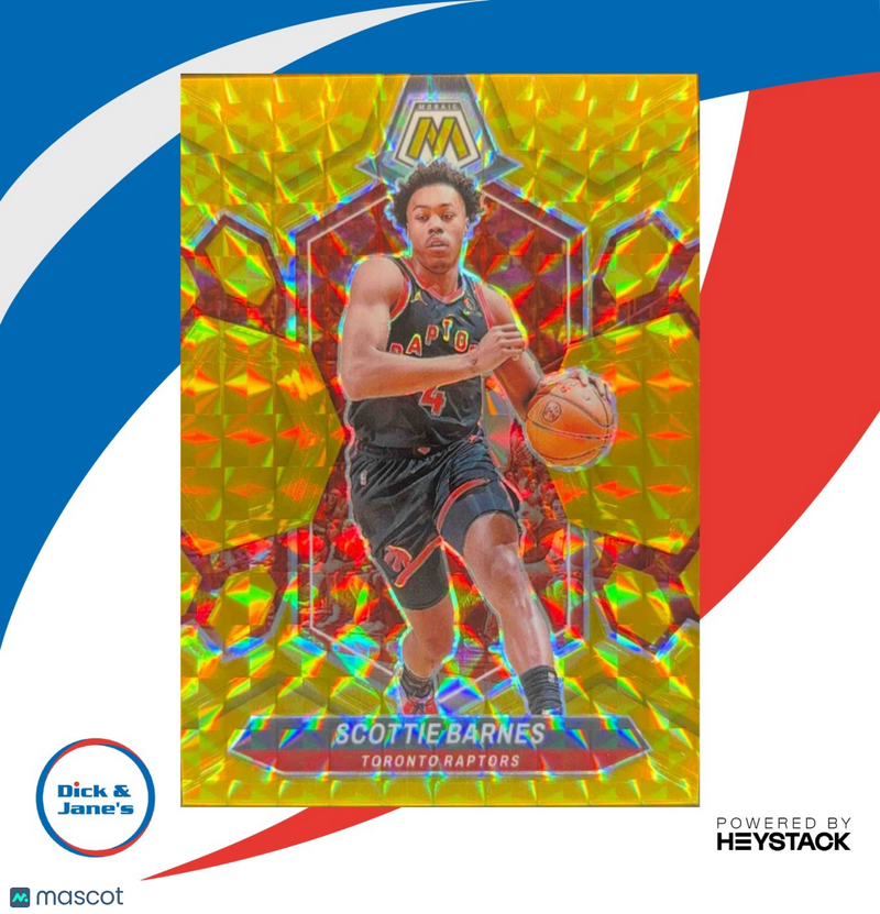 2023-24 Panini Mosaic Scottie Barnes Gold 6/10