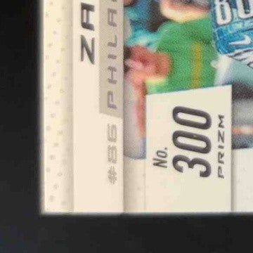 2013 Panini Prizm Zach Ertz Prizms Blue Pulsar