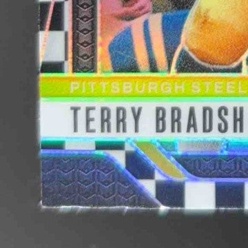 2024 Panini Prizm Terry Bradshaw Black and White Checker Pittsburgh Steelers GOD