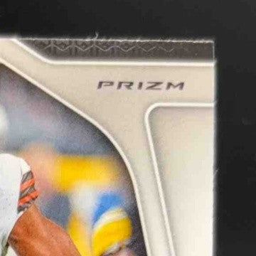 2024 Panini Prizm Nick Chubb Black and White Checker #65 Cleveland Browns