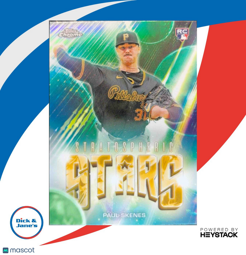 2024 Topps Chrome Update Paul Skenes Stratospheric Stars RC Pittsburgh Pirates
