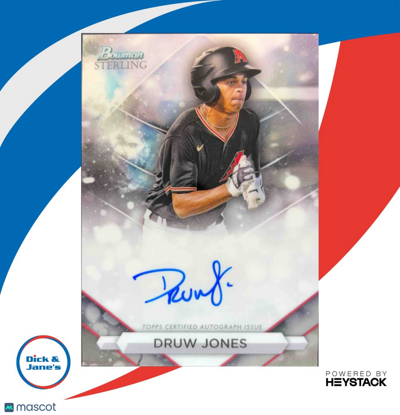 2023 Bowman Sterling Druw Jones Prospect Auto