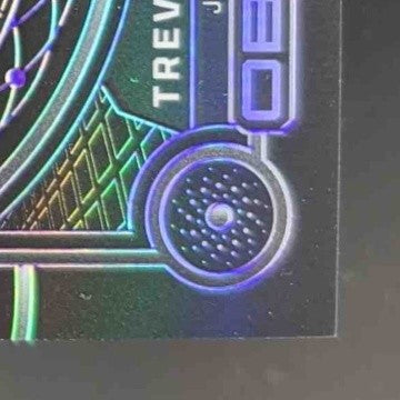 2023 Panini Obsidian Trevor Lawrence Orbital Electric Etch Purple /75 Jaguars