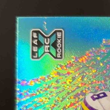 2024 Leaf Electrum Malik Nabers Rookies Auto Sparkle Platinum /6 LSU Tigers