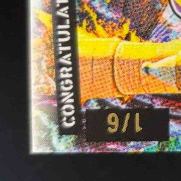 2024 Leaf Electrum Malik Nabers Rookies Auto Sparkle Platinum /6 LSU Tigers