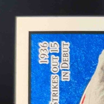 2005 Upper Deck Baseball Heroes Bob Feller Memorabilia Blue /99
