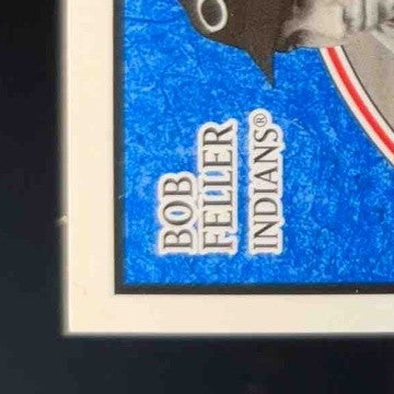 2005 Upper Deck Baseball Heroes Bob Feller Memorabilia Blue /99