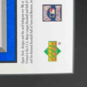 2005 Upper Deck Baseball Heroes Bob Feller Memorabilia Blue /99