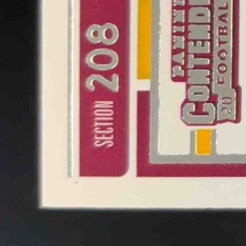 2019 Panini Contenders Terry McLaurin #130 RC Rookie Ticket Auto Washington