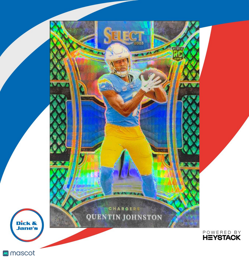 2023 Panini Select Quentin Johnston Dragon Scale Prizms 63/70