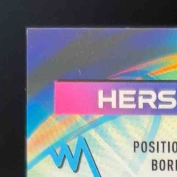 2021-22 Topps Finest Hersey Hawkins Auto Refractor 75/75