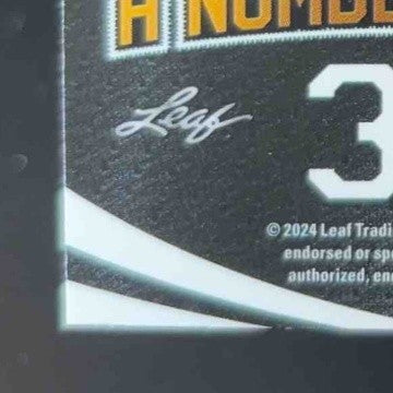 2024 Leaf In The Game Used Sports Kareem Abdul-Jabbar Numbers Bronze Holo /5