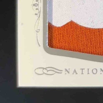 2015-16 Panini National Treasures Myles Turner 06/99 Patch Rookie Auto Pacers