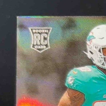 2023 Panini Limited De'Von Achane Silver Spotlight 13/75 RC Auto Miami Dolphins