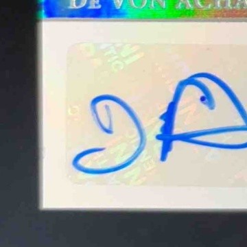 2023 Panini Limited De'Von Achane Silver Spotlight 13/75 RC Auto Miami Dolphins