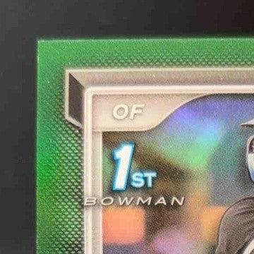 2024 Bowman George Wolkow Chrome Auto Green Refractor 46/99 1st Pro White Sox