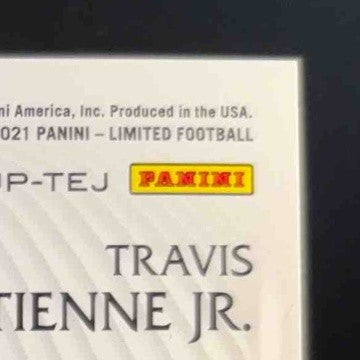 2021 Panini Limited Travis Etienne Jr. Unlimited Potential Ruby Spotlight 08/20