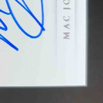 2021 National Treasures Collegiate Mac Jones /99 #102 Memorabilia Auto Alabama