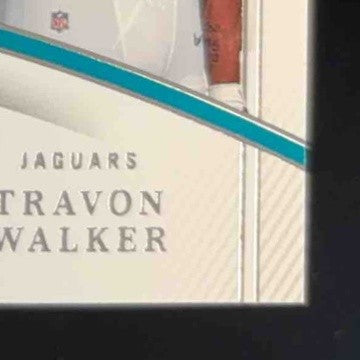 2023 National Treasures Travon Walker RPS 76/99 RMS-TWA Memorabilia Auto Jaguars