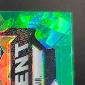 2024 Panini Prizm Michael Penix Jr. Emergent Green Ice #20 RC Atlanta Falcons