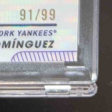 2024 Topps Pristine Jasson Dominguez RC Purple Refractor 91/99 New York Yankees