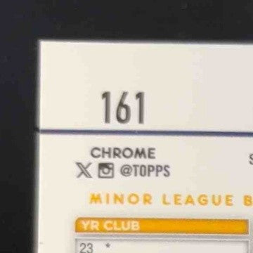 2024 Topps Chrome Jackson Chourio Sepia Refractor #161 RC Milwaukee Brewers