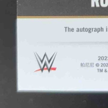 2022 Panini Chronicles WWE Rob Van Dam Hall of Fame Auto Red #HF-RVD