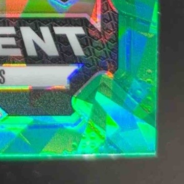 2024 Panini Prizm Caleb Williams Emergent Green Ice #1 RC Chicago Bears