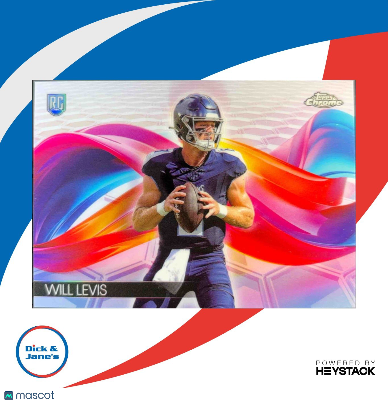 2023 Topps Composite Will Levis Helix #HX-4 RC Tennessee Titans