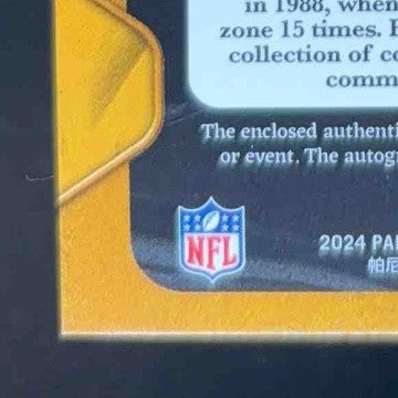 2024 Panini Gold Standard Ickey Woods Good as White 18/49 Patch Auto Bengals