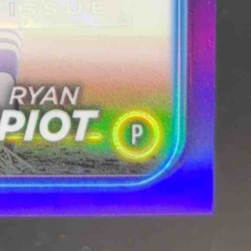 2024 Topps Chrome Update Ryan Pepiot Auto Purple Refractor 12/250 Tampa Bay Rays
