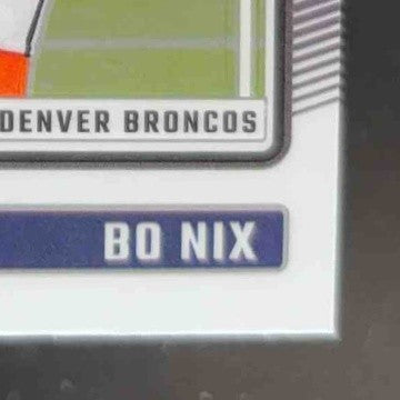 2024 Panini Donruss Optic Bo Nix #209 Rated Rookie Denver Broncos