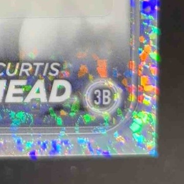2024 Topps Chrome Update Curtis Mead Auto Black and White Mini-Diamond Refractor