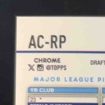 2024 Topps Chrome Update Ryan Pepiot Auto Black and White Mini-Diamond Refractor