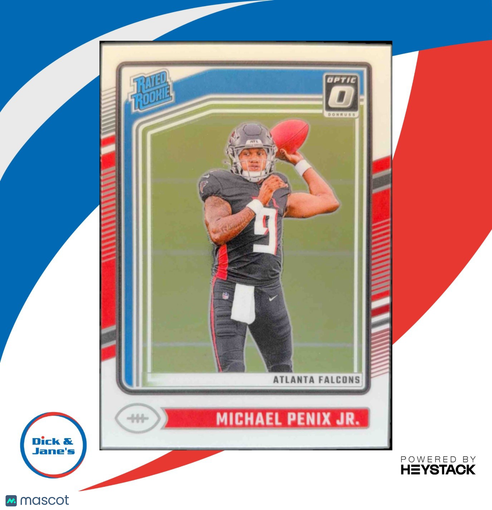 2024 Panini Donruss Optic Michael Penix Jr. #279 Rated Rookie Atlanta Falcons